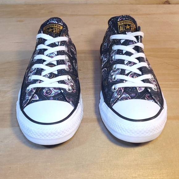 Converse Chuck Taylor All Star Sugar Skull Cats Print Unisex Shoes - Picture 3 of 10